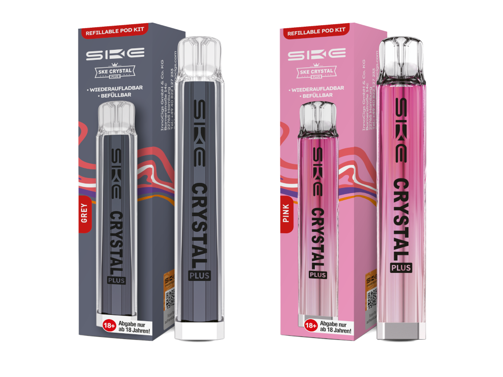 SKE Crystal Plus E-Zigaretten-Set (Basisgerät + Leerpod)